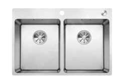 Blanco Andano 340/340 - Fregadero, 745x500 Mm, Con Control Excéntrico PushControl, Acero Inoxidable 525248