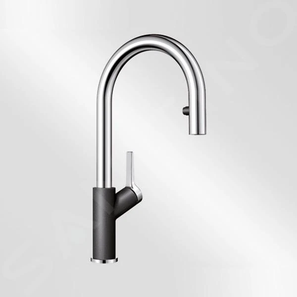 Blanco Carena S - Grifo De Fregadero Con Ducha Extraíble, Antracita/cromo 521358 9 Blanco Carena S - Grifo De Fregadero Con Ducha Extraíble, Antracita/cromo 521358 - Imagen 7