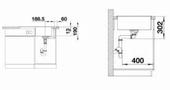 Blanco Axia III 45 - Fregadero De Silgranite, 780x510 Mm, Con Control De Desagüe Y Con Accesorios, Negro 525841 -Blanco 6bec698f7f9377f8522b9f85 1