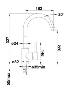 Blanco Mida - Grifo De Fregadero, Aluminio 519416 -Blanco 6d81eca811bb26fe1ab6fc53 2