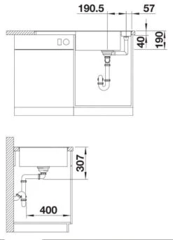Blanco Axia III XL 6 - Fregadero De Silgranite, 990x500 Mm, Con Control De Desagüe Y Con Accesorios, Negro 525859 -Blanco 6da3c1f377f3144d4fc646b2