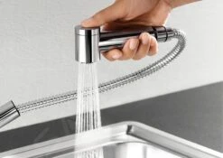 Blanco Tivo S - Grifo De Fregadero Con Ducha Extraíble, Cromo 517648 -Blanco 6dcf27bc0152e7463d7ba3f6