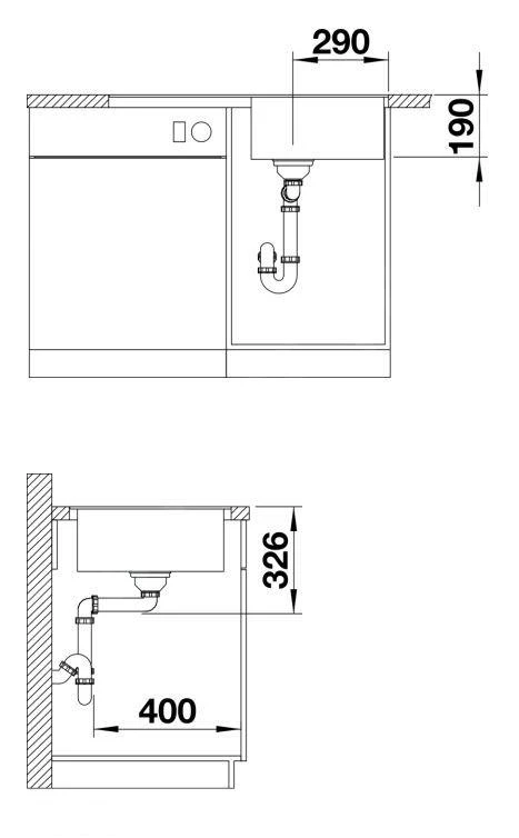 Blanco Metra 5 - Fregadero De Silgranite, 850x490 Mm, Con Control De Desagüe, Negro 525921 5 Blanco Metra 5 - Fregadero De Silgranite, 850x490 Mm, Con Control De Desagüe, Negro 525921 - Imagen 3