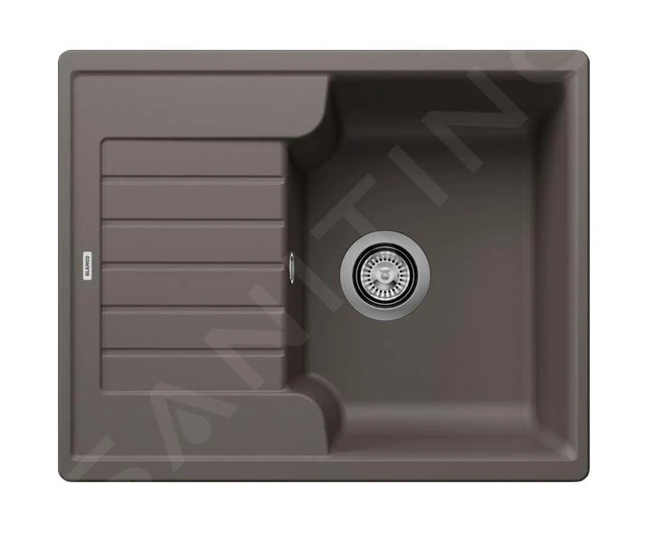 Blanco Zia 40 - Fregadero De Silgranite, 615x500 Mm, Gris 527378 3 Blanco Zia 40 - Fregadero De Silgranite, 615x500 Mm, Gris 527378