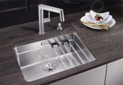 Blanco Etagon 500 - Fregadero, 540x440 Mm, Con Guías Deslizantes, Acero Inoxidable 521841 -Blanco 705ffc91c103bfdfbbb3e8c9