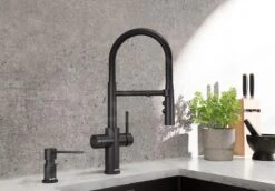 Blanco Catris S - Grifo De Fregadero Con Filtración Y Brazo Flexible, Negro Mate 526707 -Blanco 71d1fba56a54d7983efb9fd9