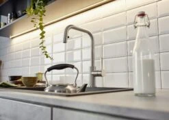 Blanco Jandora S - Grifo De Fregadero Con Salida Extraíble, Acero Inoxidable Cepillado 526614 -Blanco 720d51534c0c6b910ce7e93a