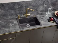 Blanco Fontas II - Grifo De Fregadero Con Filtración De Agua, Oro Satinado 526692 -Blanco 7416246fb2a2f4006f49c2bb