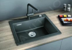 Blanco Palona 6 - Fregadero Cerámico, 615x510 Mm, Con Control De Desagüe, Basalt 524737 -Blanco 75c0d9fdd2718c59a6ab87d5