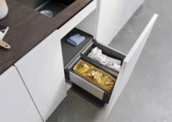 Blanco Select - Cubo De Basura Empotrado, Con Compartimento, Capacidad 32 L 526200 -Blanco 7b5a0df4a779398d5512cb90