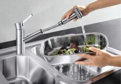 Blanco Tivo S - Grifo De Fregadero Con Ducha Extraíble, Cromo 517648 -Blanco 7e0b56df56c1429858e96e66