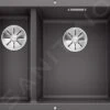 Blanco Subline 340/160 - Fregadero De Silgranite, 555x460 Mm, Seno Del Fregadero A La Derecha, Roca Gris 523559 -Blanco 7e8c9c6a651ea8ad09ae8599