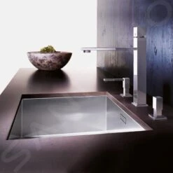 Blanco Zerox 500 - Fregadero, 540x440 Mm, Acero Inoxidable 521589 -Blanco 8149dcc555ac11798d14f878