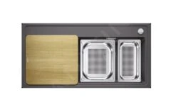 Blanco Zenar XL 6 - Fregadero De Silgranite, 987,5x497,5 Mm, Con Accesorios, Steamer Plus, InFino, Roca Gris 524083 -Blanco 8221fcc81006bd6f28fc614e