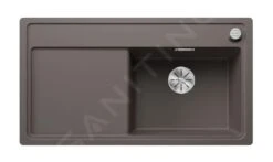 Blanco Zenar 5 - Fregadero De Silgranite, 903x498 Mm, Con Control De Desagüe, InFino, Gris 527366