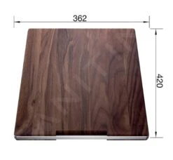 Blanco Accesorios - Tabla De Cortar 362x420 Mm, Nogal 223074 -Blanco 8524ea41986011700387a468