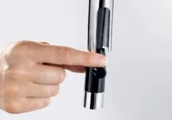 Blanco Carena S - Grifo De Fregadero Con Salida Extraíble, Cromo 520767 -Blanco 876c50413534bb3541f8efdc