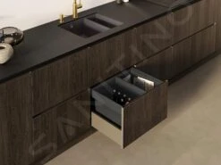 Blanco Flexon II - Cubo De Basura Extraíble Empotrado, Con Compartimientos Separados, Capacidad 49 L 526641 -Blanco 88571f097c3fa6d2a25bb703 1