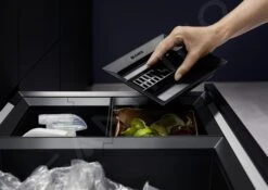 Blanco Flexon II - Cubo De Basura Extraíble Empotrado, Con Compartimientos Separados, Capacidad 46 L 526643 -Blanco 88abeb340966a402c2765add