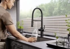 Blanco Catris S - Grifo De Fregadero Con Filtración Y Brazo Flexible, Negro Mate 526707 -Blanco 88c05bbb942fd4fd3fd299c9