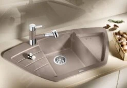 Blanco Zia 9 - Fregadero De Silgranite, 930x510 Mm, Negro 526031 -Blanco 88f6e4c22bcda278f3b67f8f