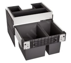 Blanco Select - Cubo De Basura Empotrado, Con Compartimento, Capacidad 49 L 526208