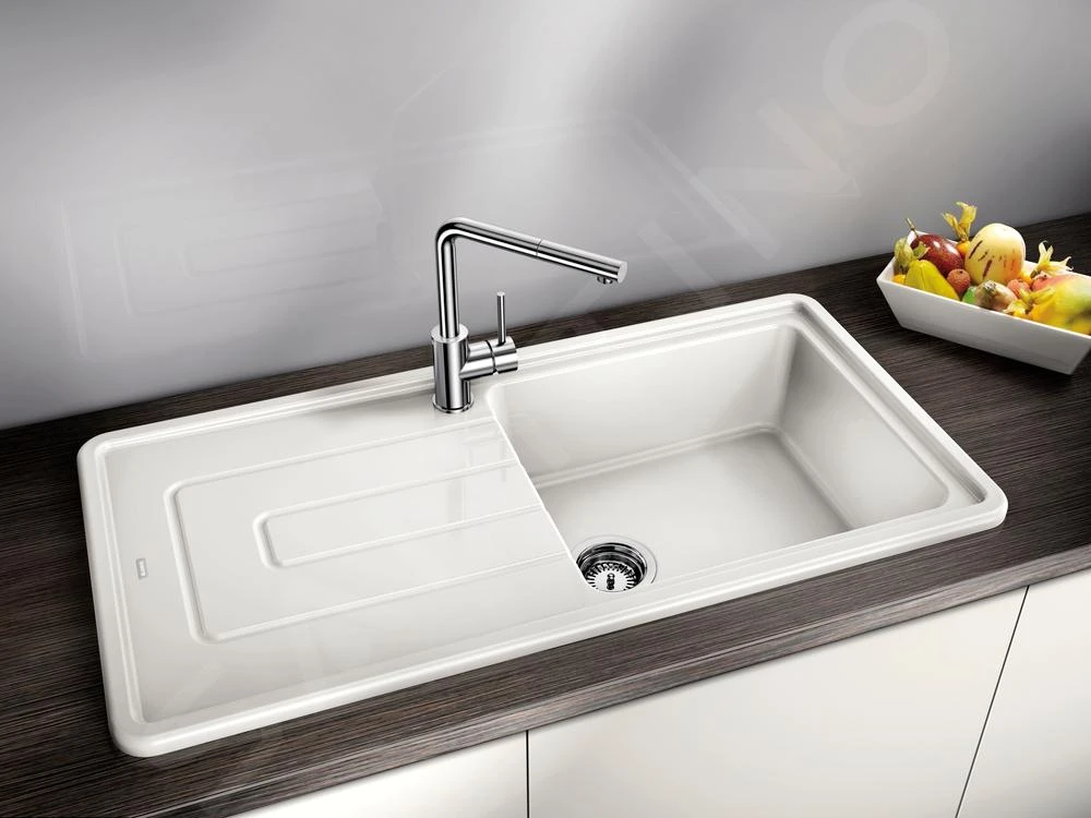 Blanco Mila S - Grifo De Fregadero Con Salida Extraíble, Cromo 519810 7 Blanco Mila S - Grifo De Fregadero Con Salida Extraíble, Cromo 519810 - Imagen 5