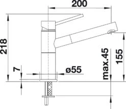 Blanco Alta S - Grifo De Fregadero Con Salida Extraíble, Blanco/cromo 515327 -Blanco 90c7af1e3d392ae6fe56c4dd