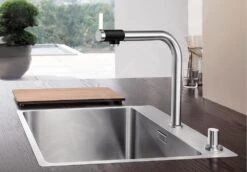 Blanco Vonda - Grifo De Fregadero, Cromo 518434 -Blanco 92e185b3b40a74b51534255d