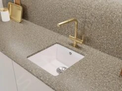 Blanco Fontas S II - Grifo De Fregadero Con Salida Extraíble Y Filtración, Oro Satinado 526694 -Blanco 97b102ad90416212f1fce9c1