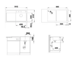 Blanco Zenar 5 - Fregadero De Silgranite, 915x510 Mm, InFino, Tartufo 523941 6 Blanco Zenar 5 - Fregadero De Silgranite, 915x510 Mm, InFino, Tartufo 523941 -Blanco 9906875b1b49c5ca4d7e255d 2