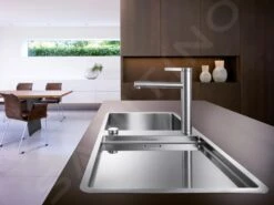 Blanco Linee - Grifo De Fregadero, Cromo 517594 -Blanco 99807458e5abc1fbd51906fc