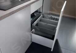 Blanco Flexon II - Cubo De Basura Extraíble, Con Separación, Capacidad 42 L 521474 -Blanco 9df4561855e3fe048076a164