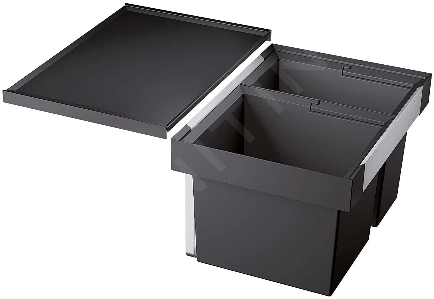 Blanco Flexon II - Cubo De Basura Extraíble, Capacidad 38 L 521469