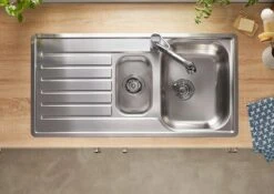 Blanco Lantos II - Fregadero, 1000x500 Mm, Acero Inoxidable Cepillado 526626 -Blanco 9f54b6f435123541f1b6532d