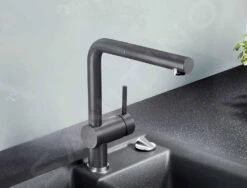 Blanco Linus S - Grifo De Fregadero Con Salida Extraíble, Antracita 516688 -Blanco 9f84e70cc8731ffd0ffd04e6