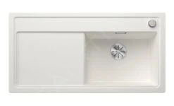 Blanco Zenar XL 6 - Fregadero De Silgranite, 1000x510 Mm, Con Control De Desagüe, InFino, Blanco 523968
