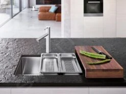 Blanco Linee - Grifo De Fregadero, Cromo 517594 -Blanco a10af683e0a84cc1ae399921