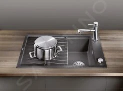 Blanco Elon XL 6 - Fregadero De Silgranite, 780x500 Mm, Con Accesorios, InFino, Gris 527252 -Blanco a1b90f41aefa82aedd4a45f6