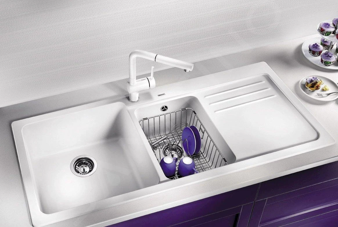 Blanco Linus S - Grifo De Fregadero Con Salida Extraíble, Blanco 516692 6 Blanco Linus S - Grifo De Fregadero Con Salida Extraíble, Blanco 516692 - Imagen 4