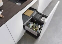 Blanco Select - Cubo De Basura Empotrado, Con Compartimento, Capacidad 46 L 526210 -Blanco a43c9931a72002a8d0a2d7dc