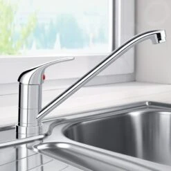 Blanco Daras F - Grifo De Fregadero, Plegable Bajo Ventana, Cromo 521751 -Blanco aacf0dd280b0ca9714bfb4c6