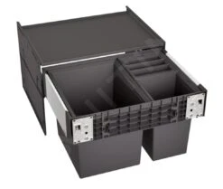 Blanco Select - Cubo De Basura Empotrado, Con Compartimento, Capacidad 46 L 526205