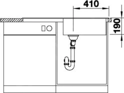 Blanco Sona XL 6 - Fregadero De Silgranite, 1000x500 Mm, Negro 525977 -Blanco aba836f46fed51ffd427a6e6