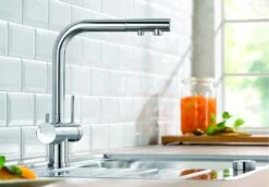 Blanco Fontas II - Grifo De Fregadero Con Filtración, Cromo 523128 -Blanco ac9226a4a7a4822a084fb49f