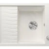 Blanco Elon 45 - Fregadero De Silgranite, 650x500 Mm, Con Control De Desagüe Y Accesorios, InFino, Blanco 524818 -Blanco adf138b18a4c1ce31adc7bff