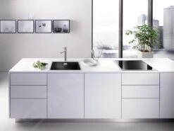 Blanco Linee - Grifo De Fregadero, Cromo 517594 -Blanco b02933c3aa47f9d40c8a4fbb