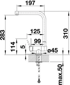 Blanco Laressa F - Grifo De Fregadero, Plegable Bajo Ventana, Cromo 521546 -Blanco b1178cc473d26bde9a85483d 1