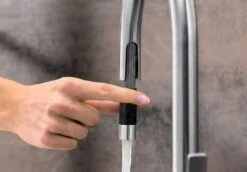 Blanco Candor S - Grifo De Fregadero Con Salida Extraíble, Acero Inoxidable Cepillado 525125 -Blanco b15a79a30c1390d9f4385585