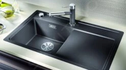 Blanco Zenar 45 - Fregadero De Silgranite, 848x498 Mm, Con Control De Desagüe, Negro 526040 -Blanco b1924e70414e7d16eac2514e